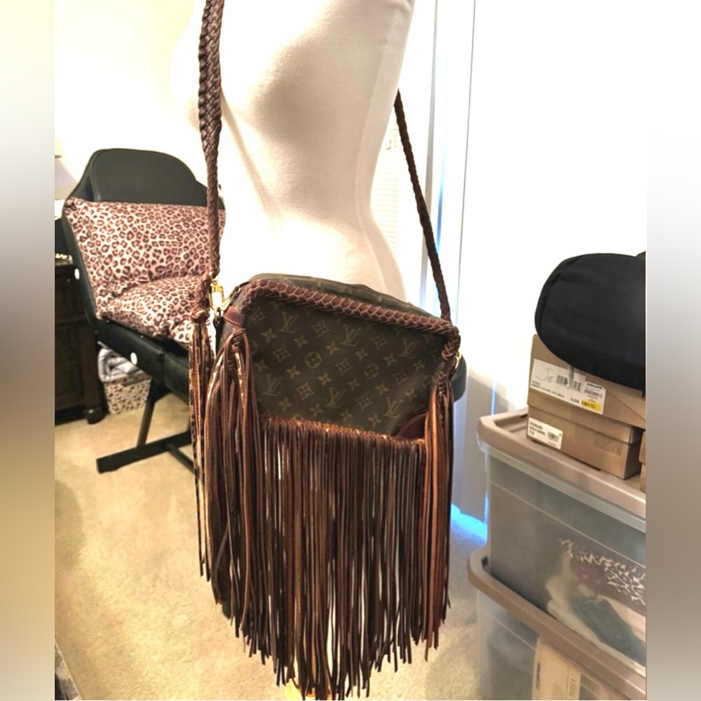 Repurposed Louis Vuitton Crossbody - Picture 2 of 6